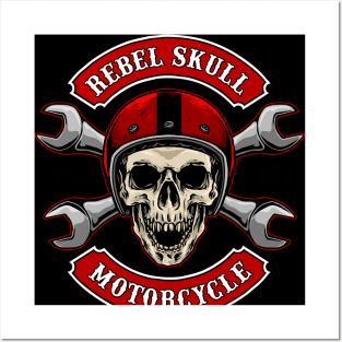 Rebel Skull, Skull And Crossbones Posters and Art